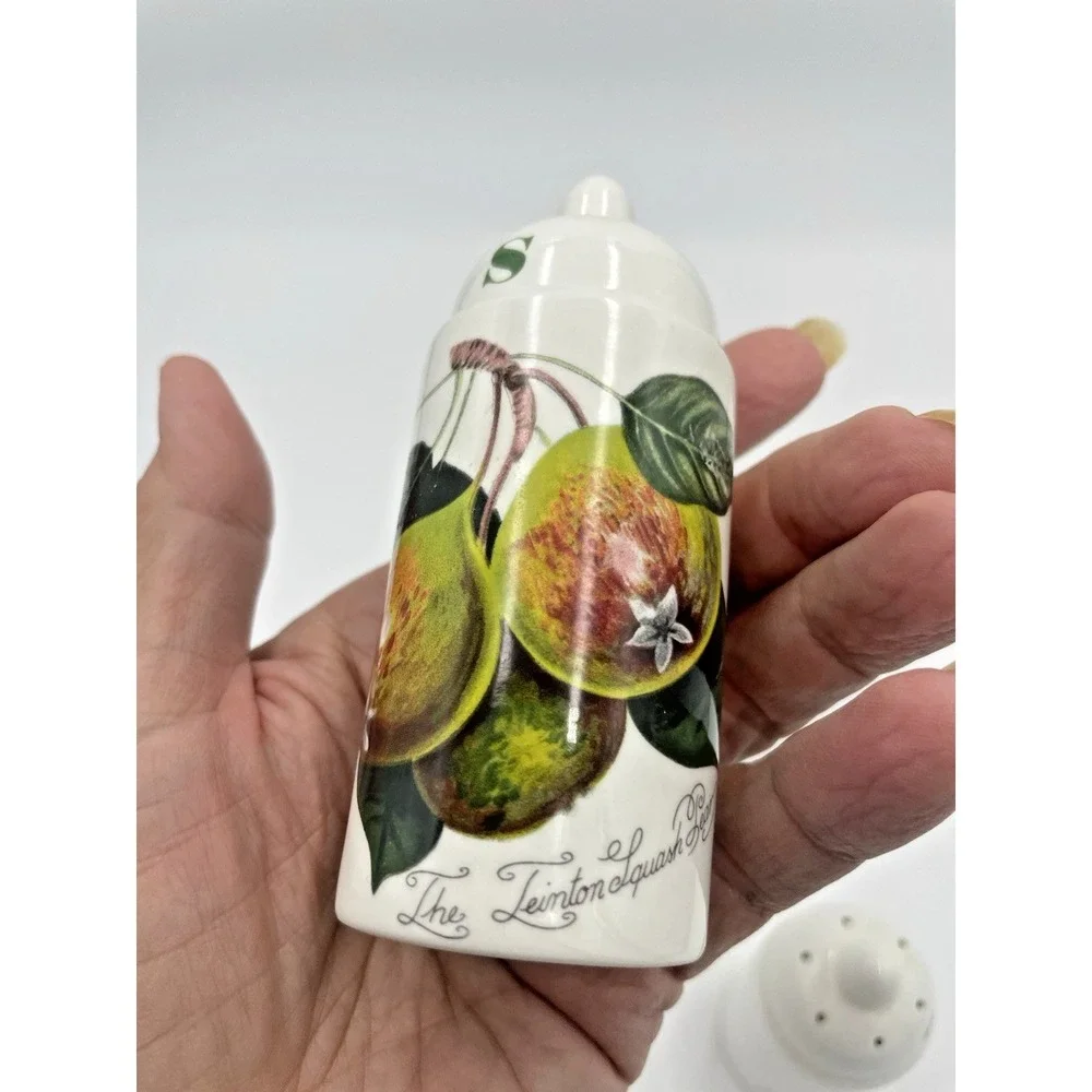 Portmeirion Pomona Porcelain Salt & Pepper Shaker Set 4